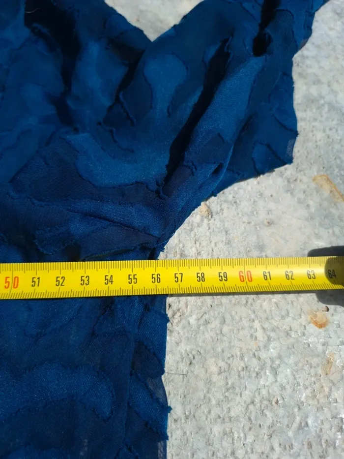 Chemise à bouton transparente bleu - photo numéro 4