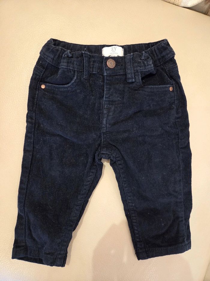 Pantalon velours garçon Zip Kids