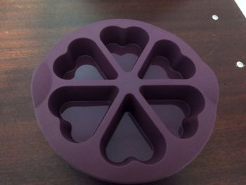 Moule 6 cœurs tupperware