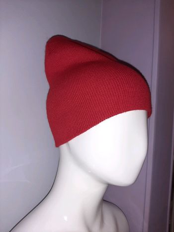 Bonnet rouge taille unique