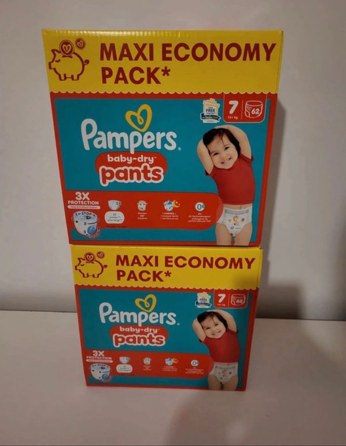 [-25% code SABLIER25] 124 couches Pampers Pants taille 7