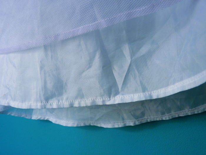 Jupe tulle jupon Fille 8 ans Vertbaudet collection mila blue accessoire ceremonie blanc tbe - photo numéro 2