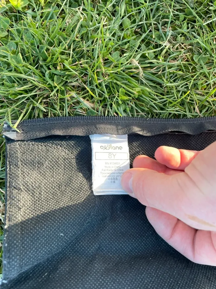 Chaps équitation enfant noires et grises - photo numéro 3