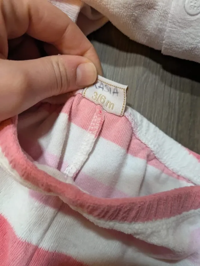 Lot pyjamas fille 3 mois très bon état ning nang - photo numéro 3