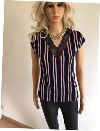 Blouse rayée neuve sans manches Morgan taille XS (valeur 35€)