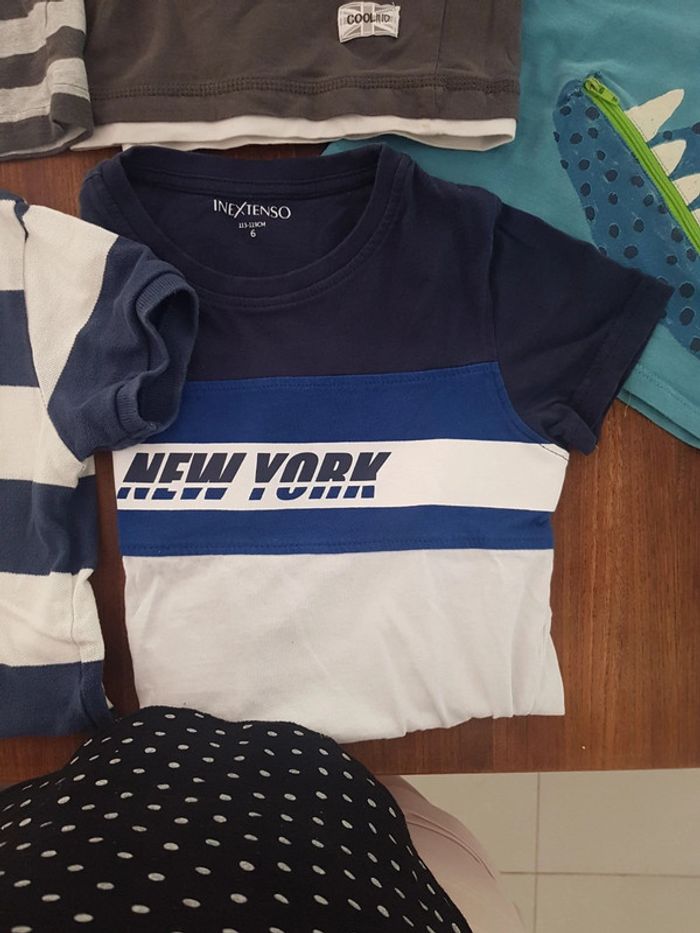 Lot tee shirt garçon 6ans - photo numéro 3