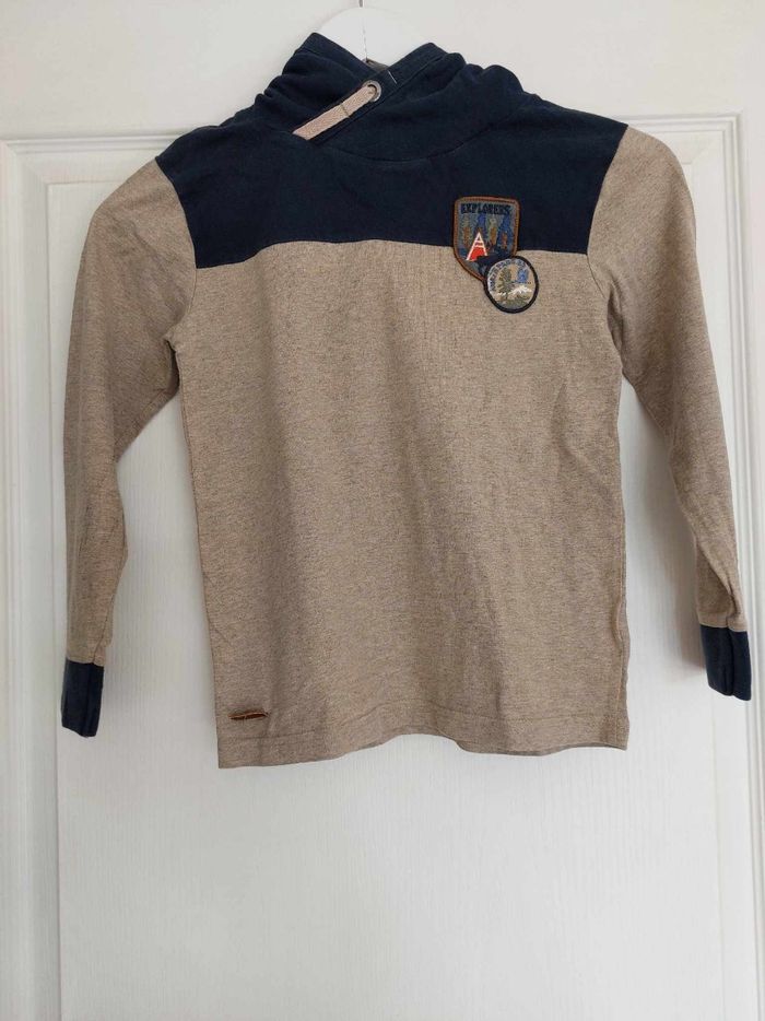 Sweat à capuche original manches longues  8 ans - photo numéro 6