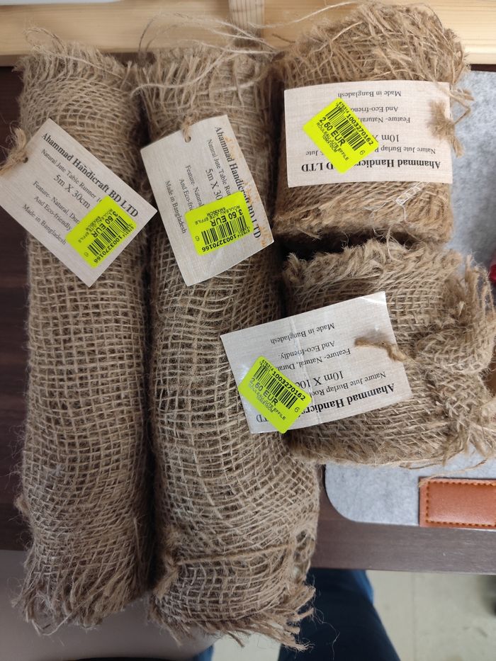 Lot toile de.jute