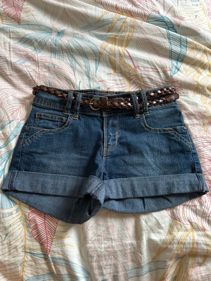 Short en jean court