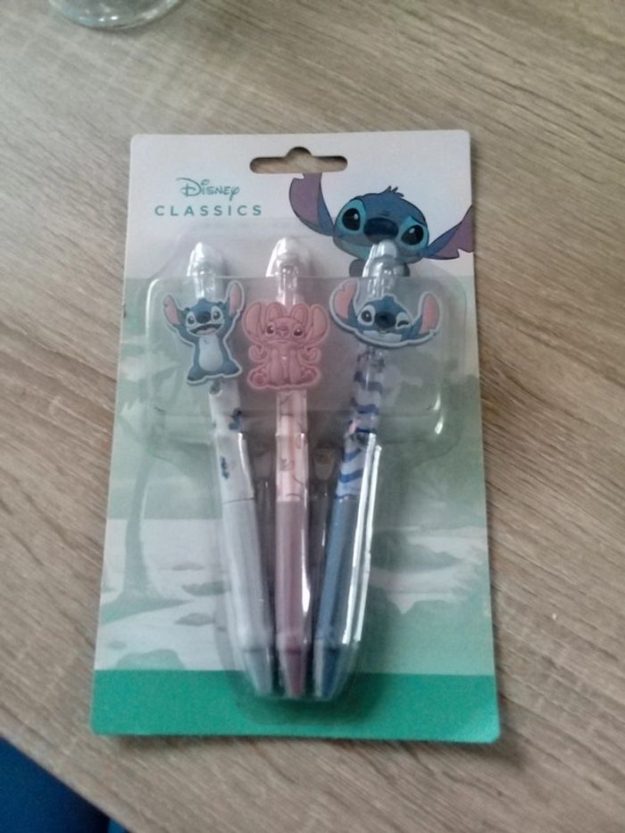 Lot 3 stylos stitch - photo numéro 2