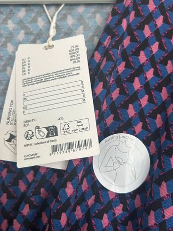 Robe de maternité/allaitement manches longues - Esprit - T.M - Neuve avec étiquette - photo numéro 7