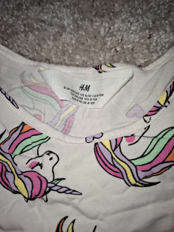 Robe licornes H&M 8 ans - photo numéro 5