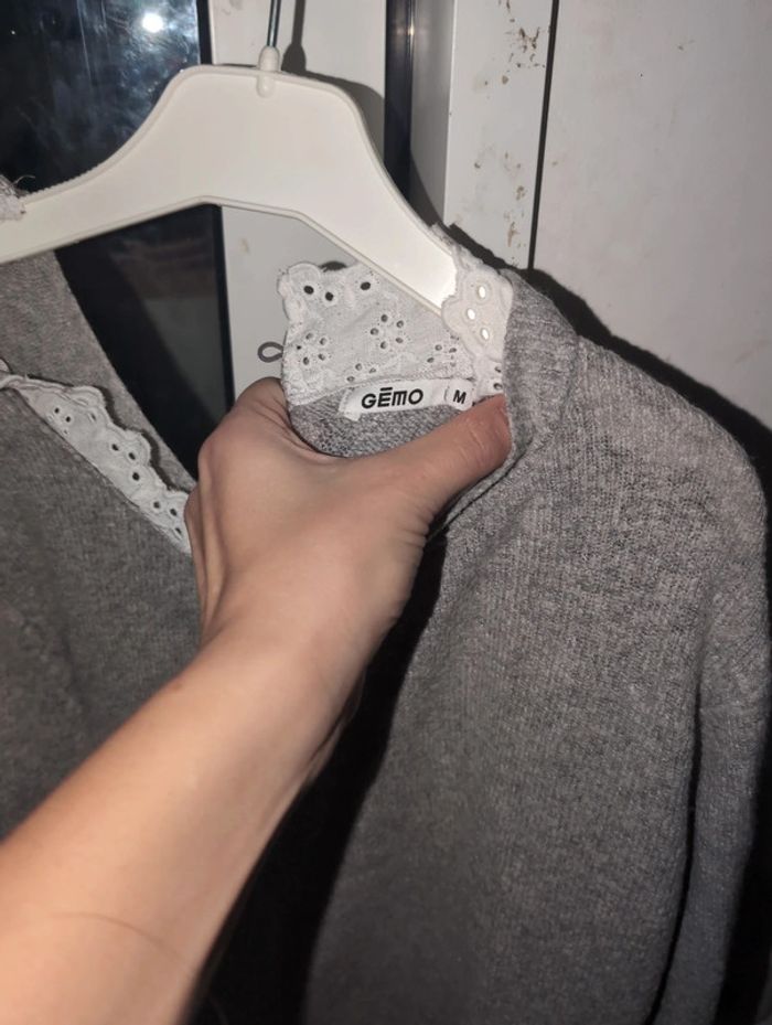 Pull gris Gémo - photo numéro 3