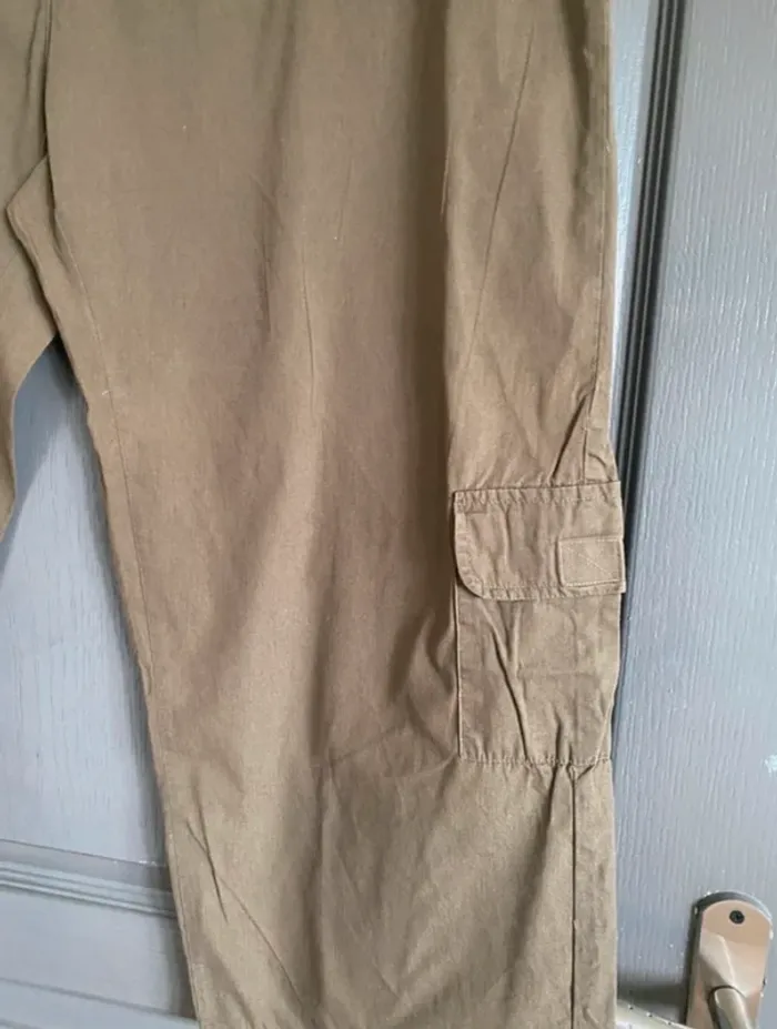 Pantalon droit cargo kaki XL Blue Seven - photo numéro 2