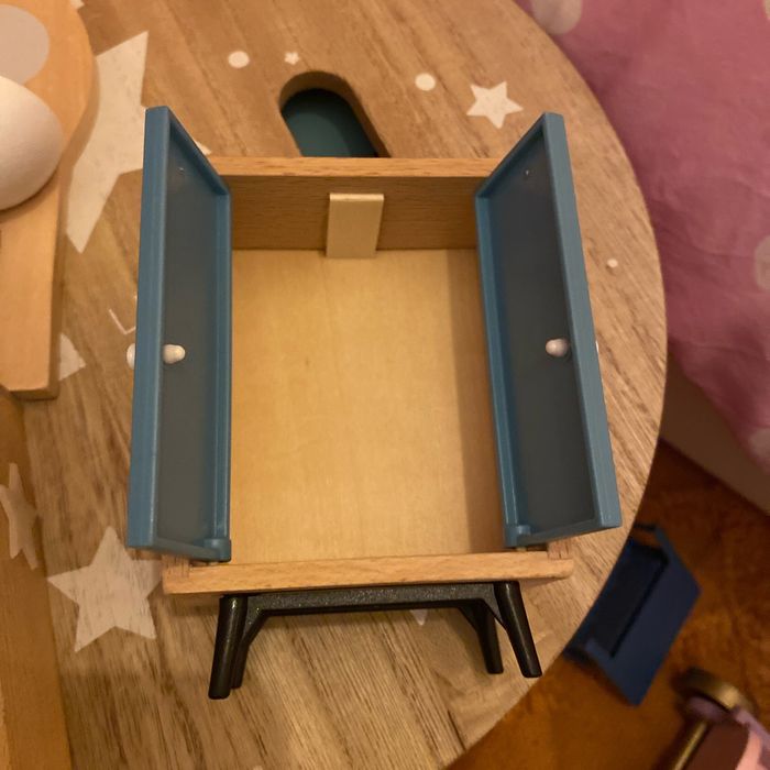 Salle de bain mobilier poupées en bois - photo numéro 6