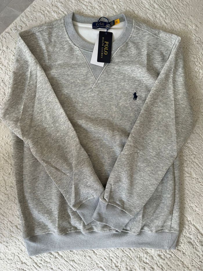 Pull Ralph Lauren gris taille L - photo numéro 2