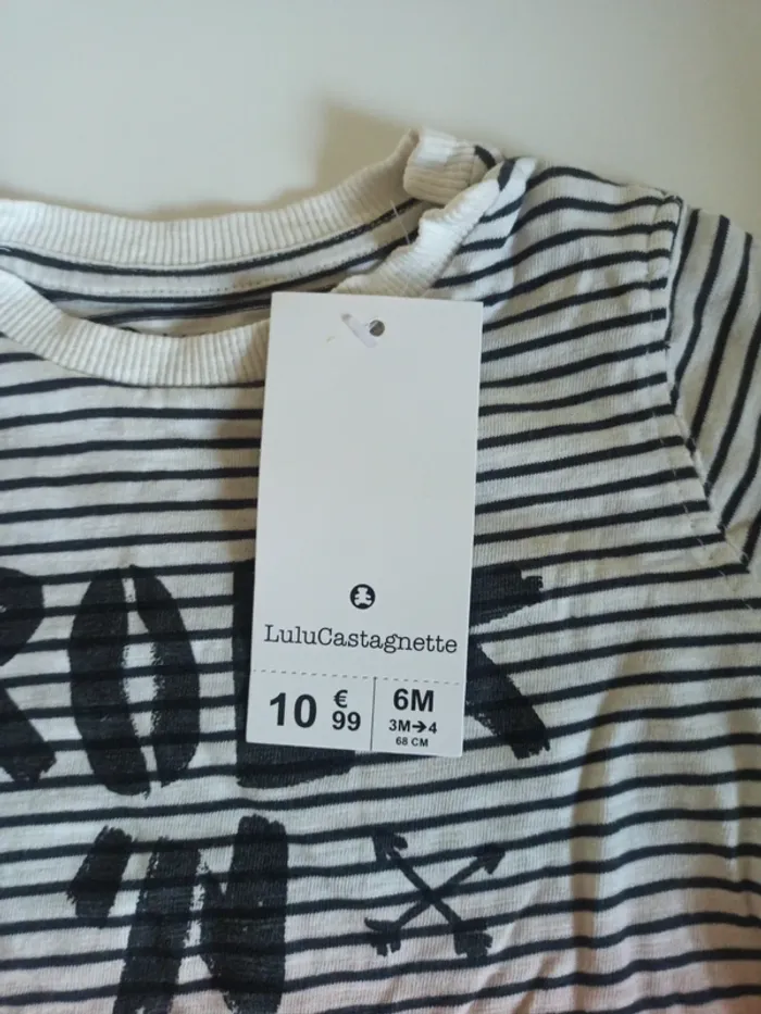 T-shirt 6 mois - photo numéro 2