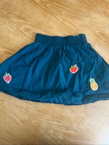 jupe motif fruit vert verbaudet 7 ans