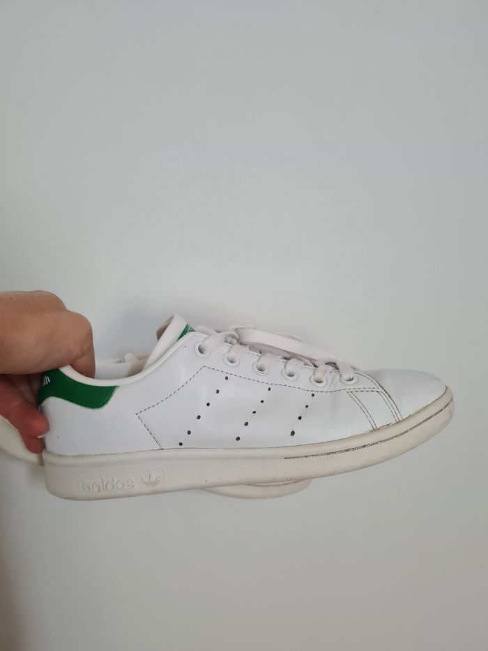 Stansmith blanche et verte - photo numéro 8