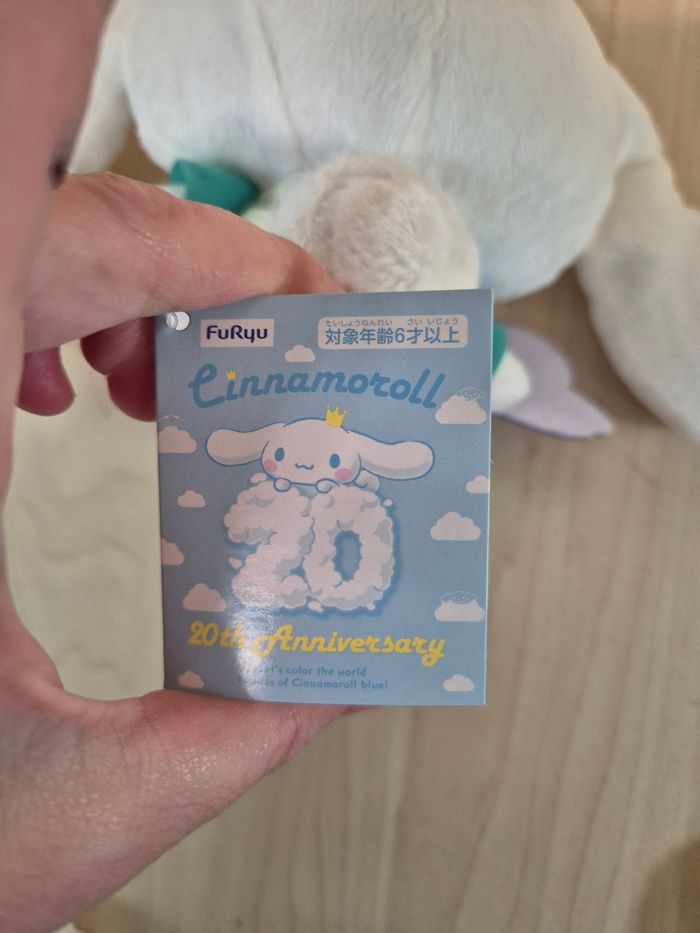 Petite peluche Sanrio Cinnamoroll "Cosmic Café" : verte - photo numéro 7