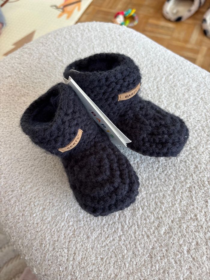 Chaussons bébé Barts 6-12mois bleu marine Yuma Shoes - photo numéro 6