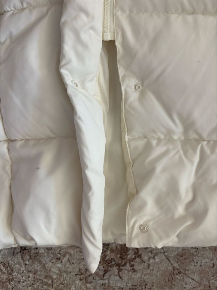 Doudoune longue blanche Clockhouse - photo numéro 7