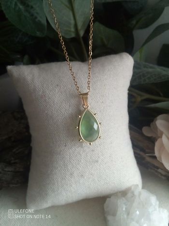 Collier fluorite, pierre naturelle