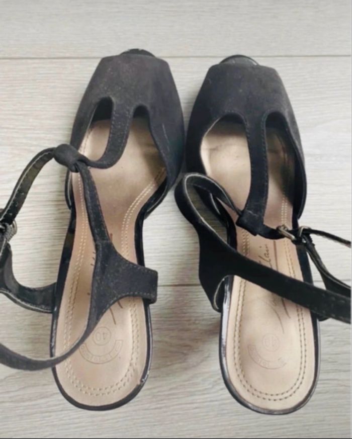 🌼escarpin noir pointure 40 chaussea 🌼 - photo numéro 3