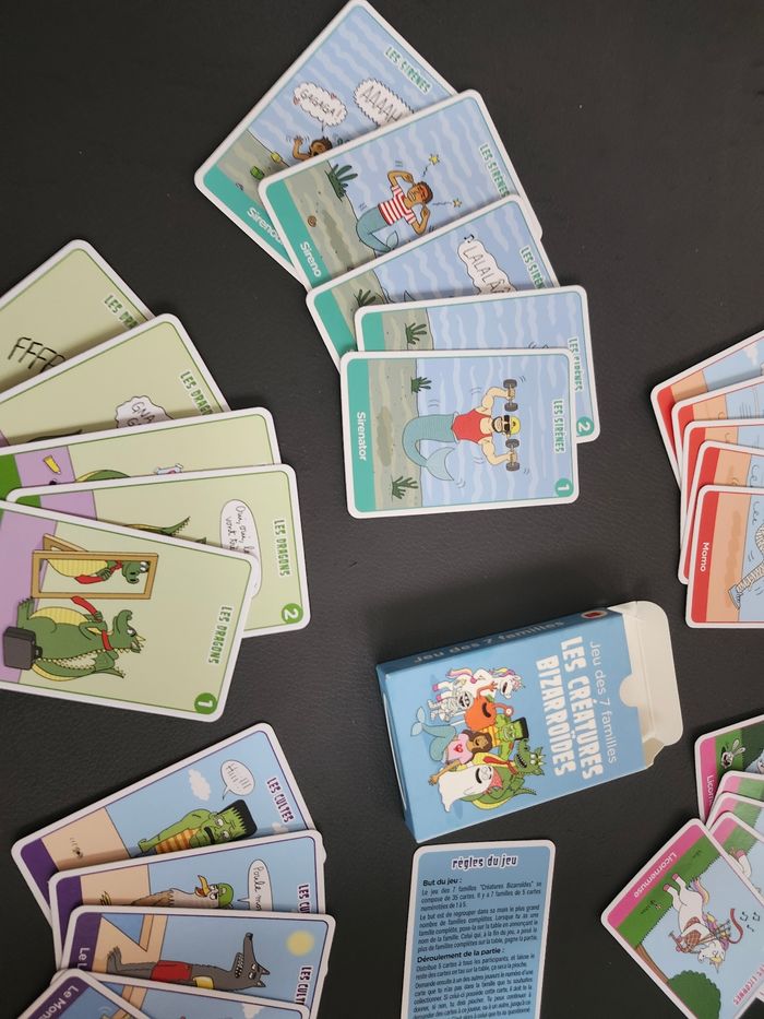 Jeu 7 familles enfant créatures bizarroides mcdo - photo numéro 6