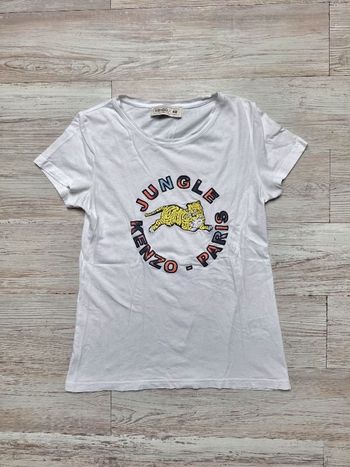 Tee shirt blanc manches courtes