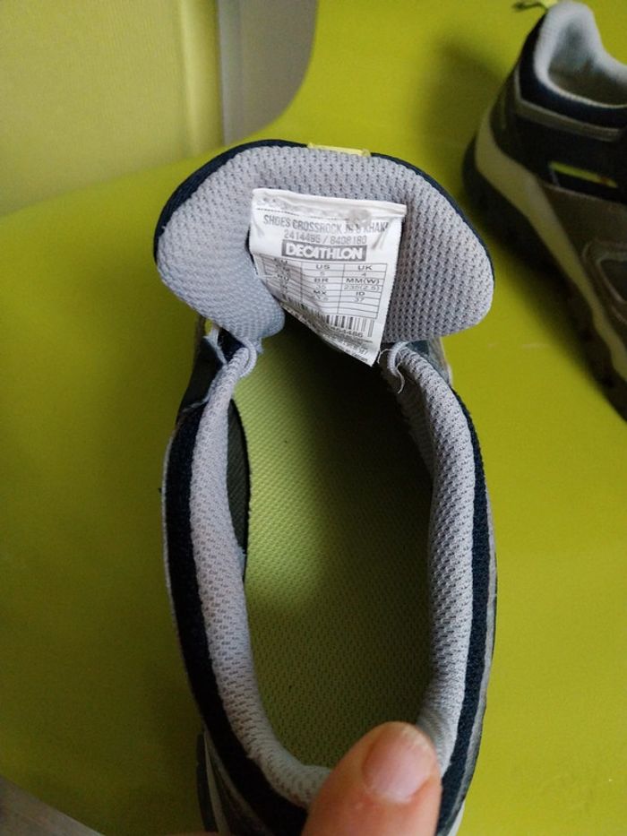 Chaussures de randonnée garçon quechua 37 - photo numéro 3