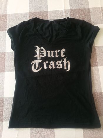 Tee shirt noir taille 38