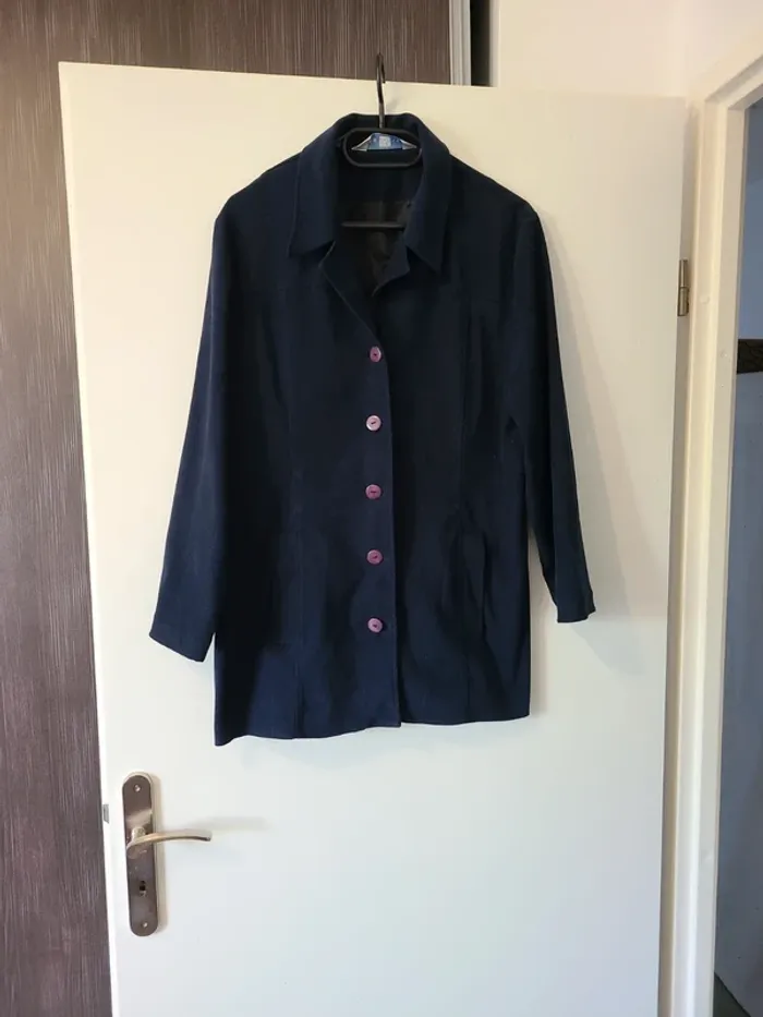 Ensemble veste + pantalon bleu marine - photo numéro 2