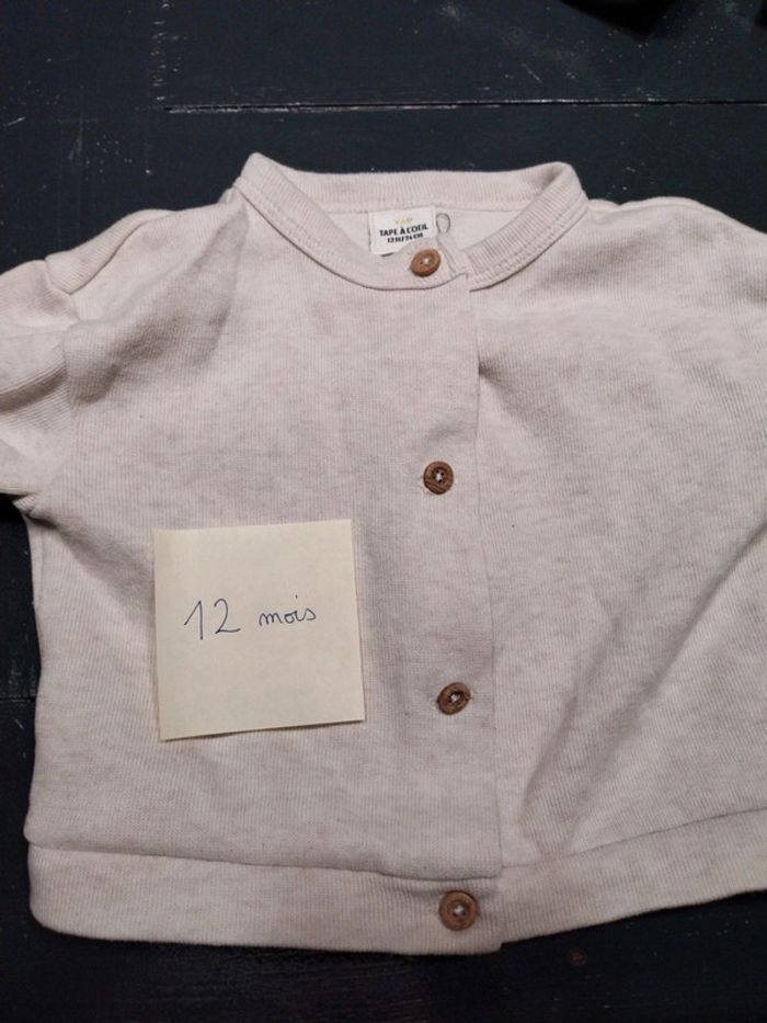Gilet habillé 12 mois