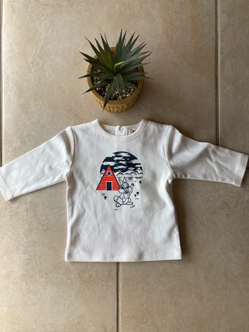 T-shirt manches longues garçon taille 3 mois