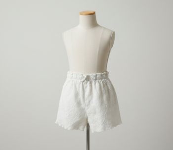 Short blanc style bohème 8 ans 