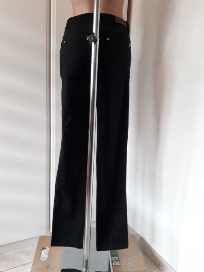beau pantalon noir coton 36 - photo numéro 2