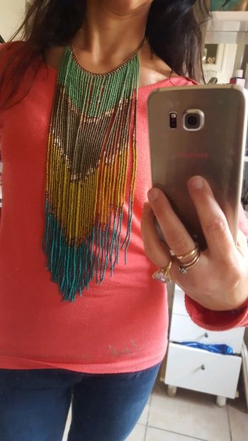 Collier perle grain de malice