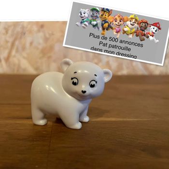 Idée Cadeau 🎁 Figurine L’ours blanc petit animal de la Pat Patrouille