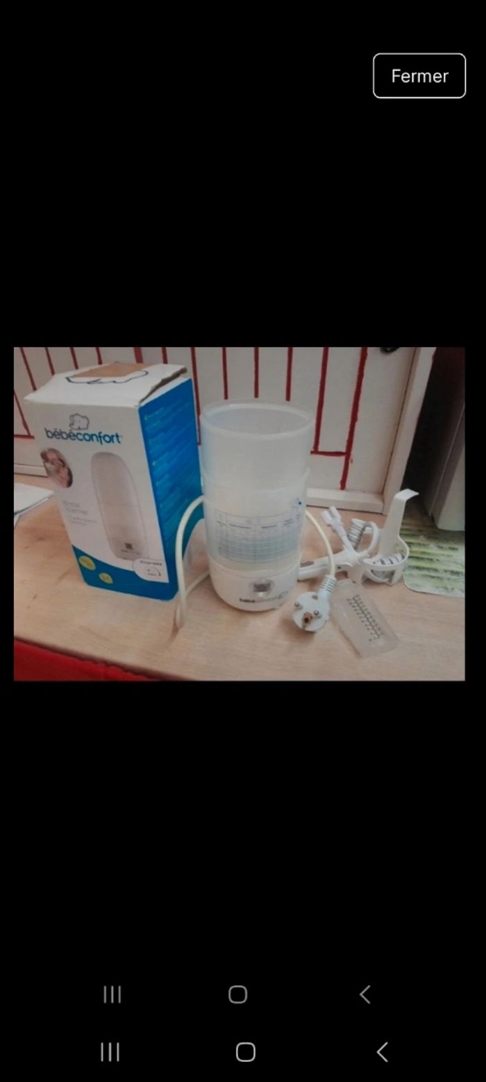 Chauffe biberon+pot voiture et maison