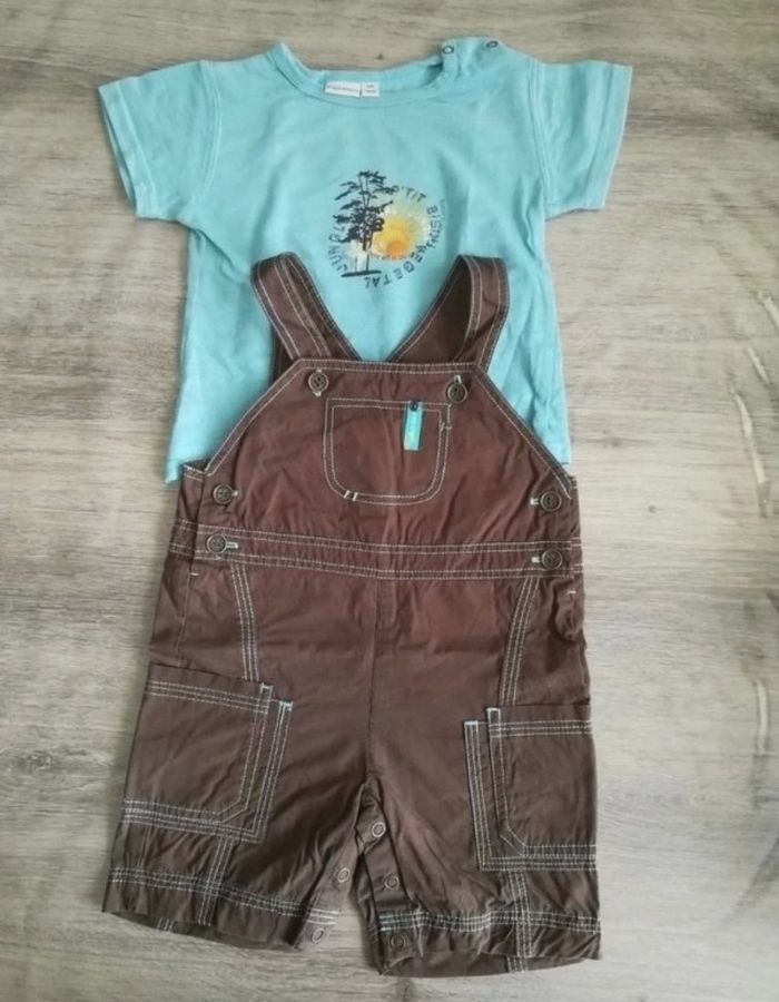 Ensemble été 12 mois garçon