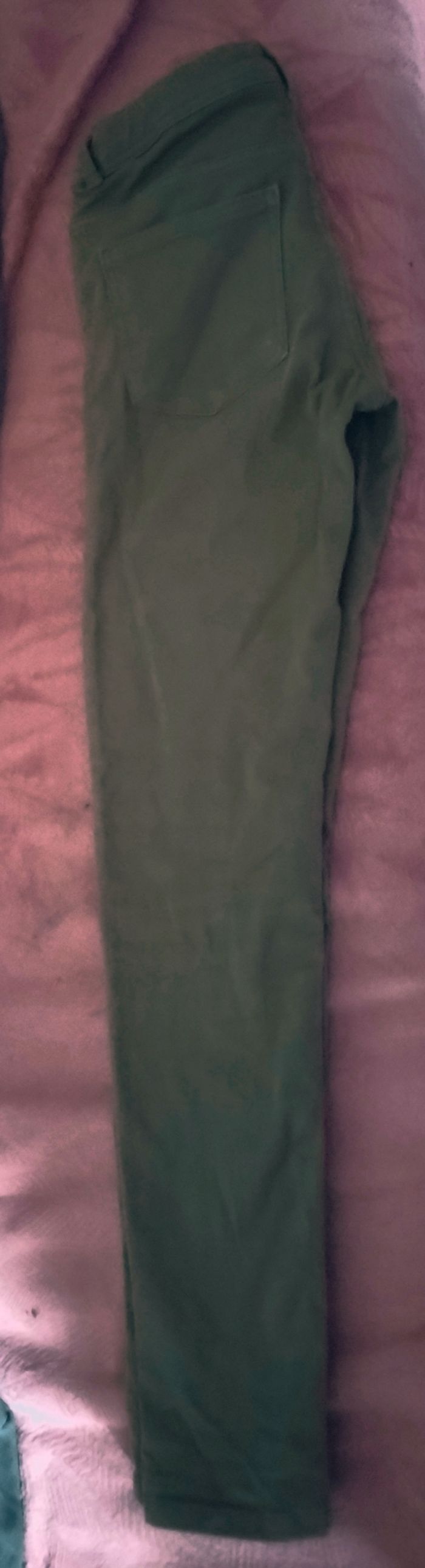 Jeans Skinny kaki "Kiabi" taille réglable 98% coton en très bon état - photo numéro 4