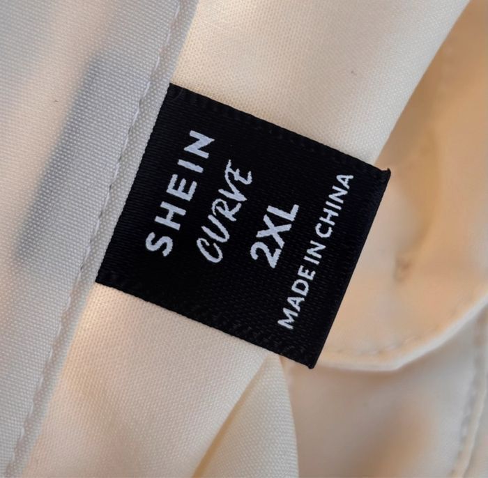 Chemise à manches longues avec bloc de couleur T48 (2XL) • Shein Curve - photo numéro 8