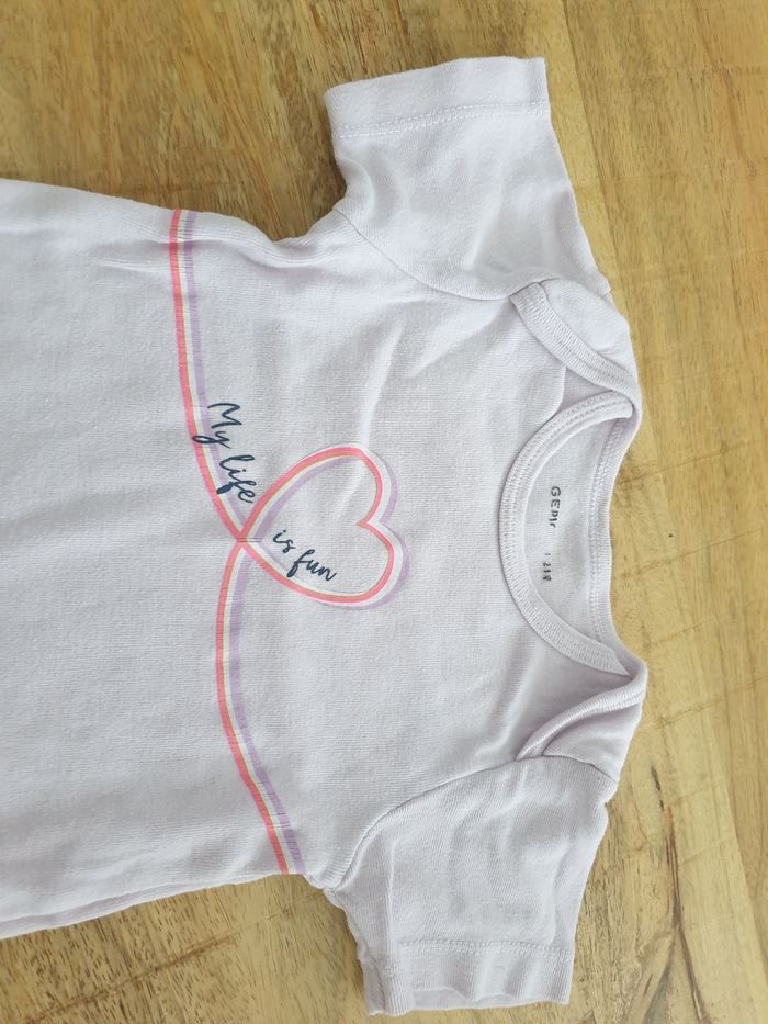 Body manches courtes mauve - photo numéro 3