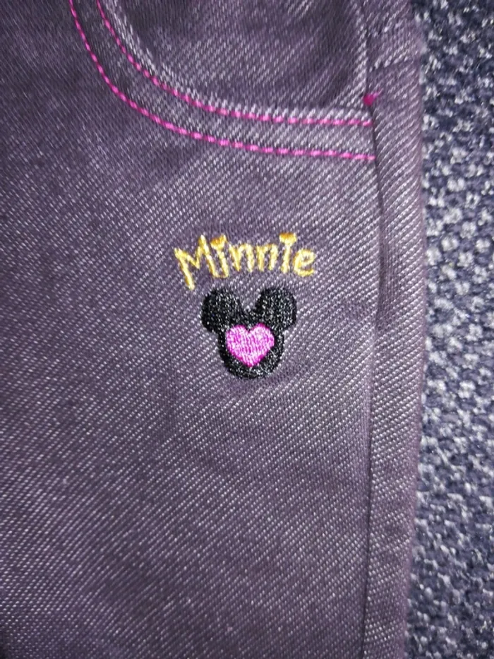 Bel ensemble été pantalon tee-shirt Minnie, bébé fille, 3mois - photo numéro 7