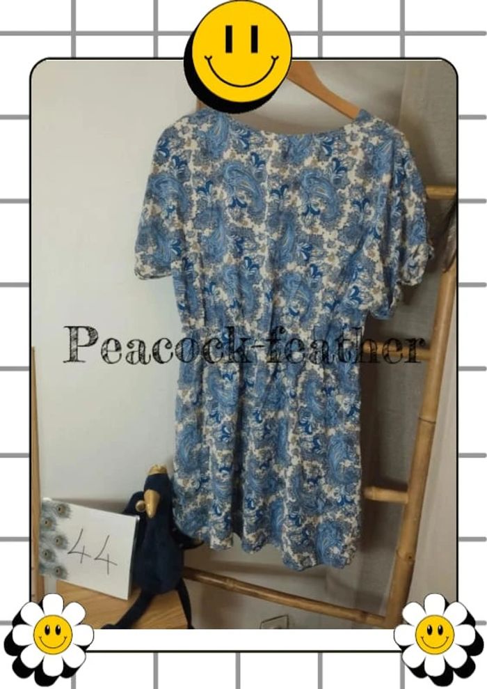 Tunique robe h&M bleue 44 - photo numéro 8