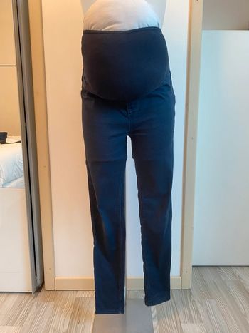Jegging bleu marine 38 Kiabi grossesse