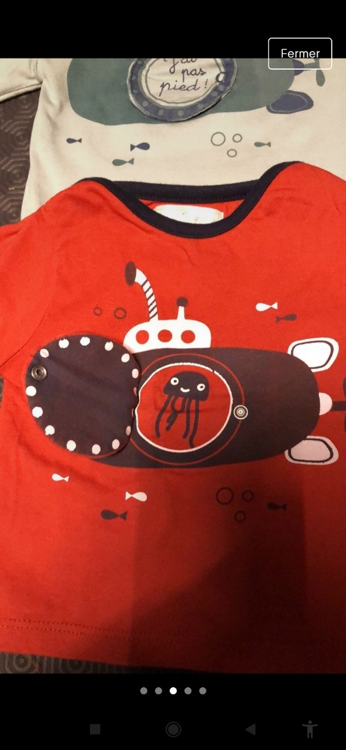 Lot tee shirt a longue manches - photo numéro 3