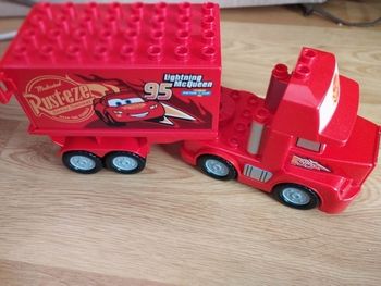 Lego Duplo Disney cars voiture camion Mack a la course très bon état