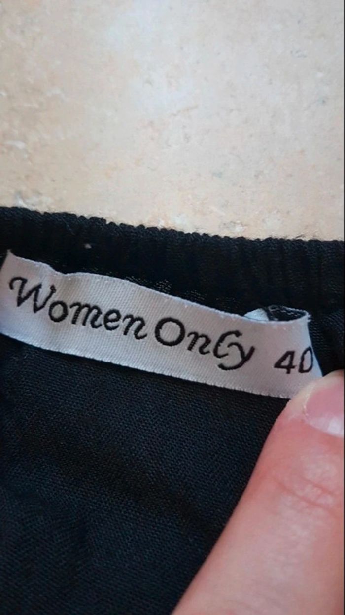Robe Noire légère Viscose 40 - photo numéro 7